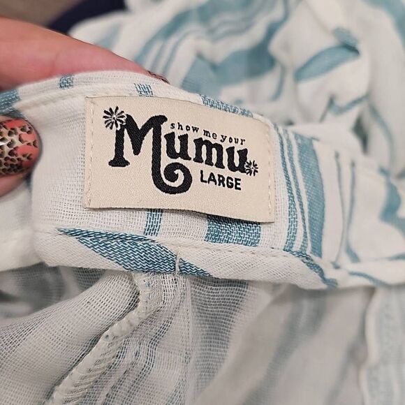 NWOT Show Me Your Mumu The Great Wrap Shorts in Point Dume Stripe - Picture 5 of 10